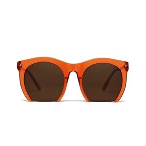 GREY ANT SUNGLASSES / THE FOUNDRY: sepia/brown
